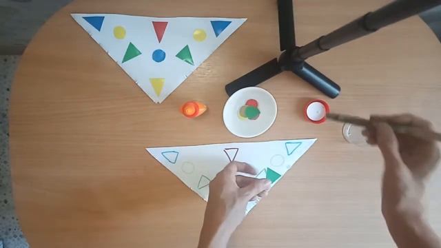 аппликация "Платочек для матрешки" (1подруппа) смотреть онлайн