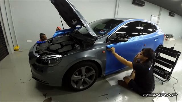 FULLWRAP - Volve T5 Oracal 970 Dove Blue Mettalic смотреть онлайн