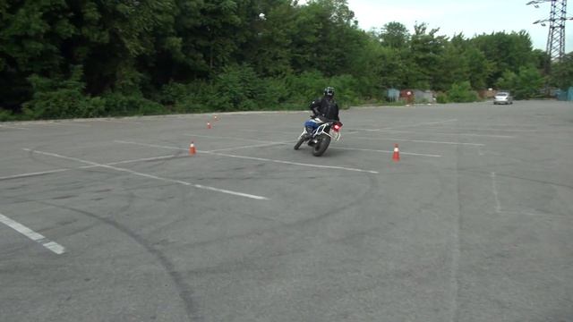 Honda AX-1 Moto Gymkhana Training in Dnipro