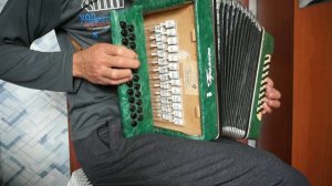 Через две зимы, разбор на гармони №-368 с цифрами