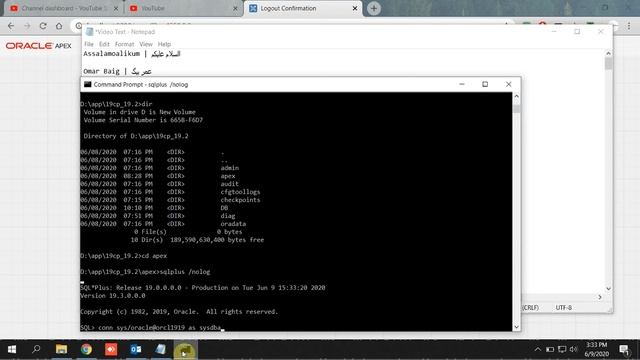 How to Uninstall Oracle Apex 19.2 | 19c [Pluggable] | Windows 10 смотреть онлайн