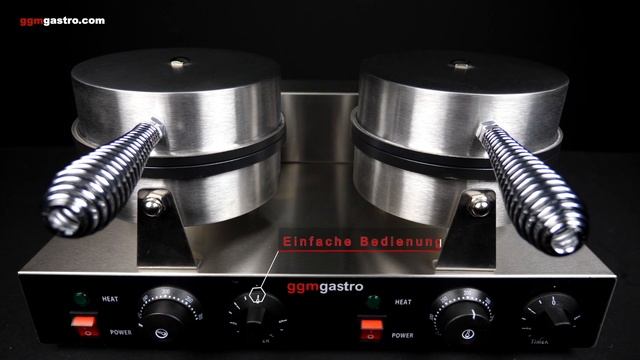 Doppel Waffeleisen mit Herzform - GGM Gastro смотреть онлайн