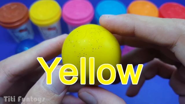 Learn Colors With 6 Glitter Play Doh Balls and Modelling Clay | Kinder Joy LOL Surprise Eggs смотреть онлайн