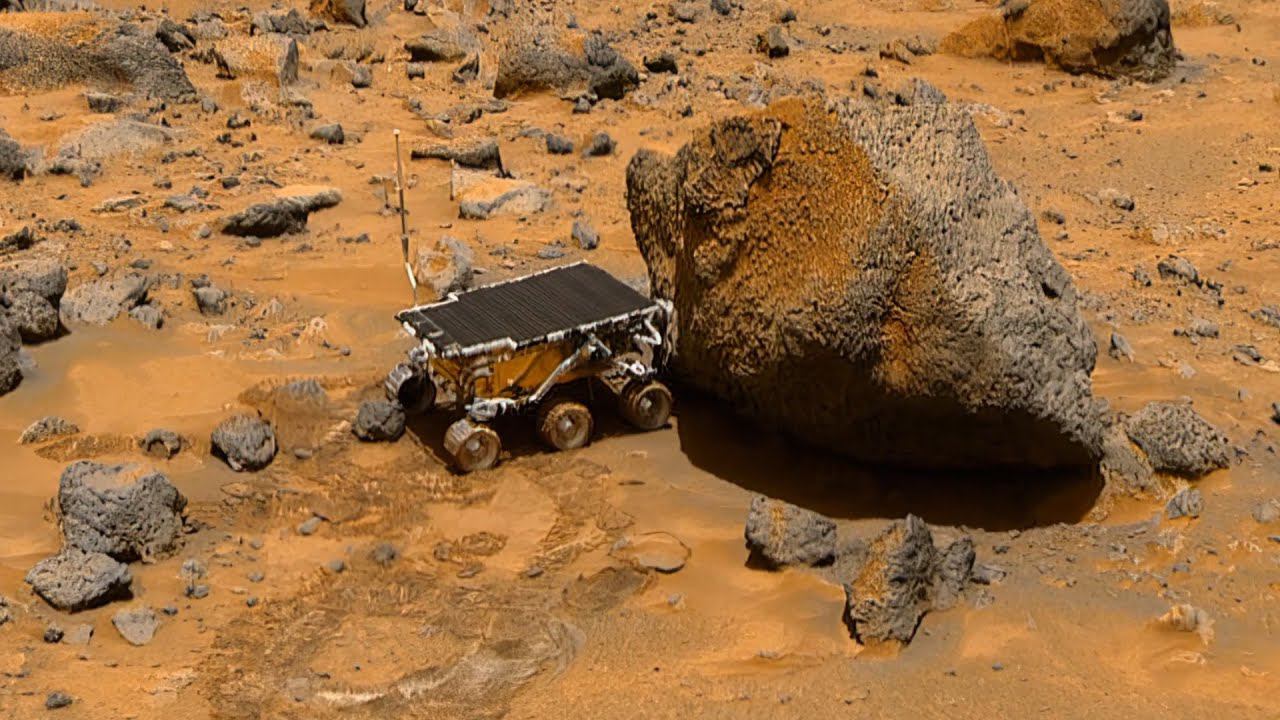 Миниатюрный марсоход Соджорнер смотреть онлайн