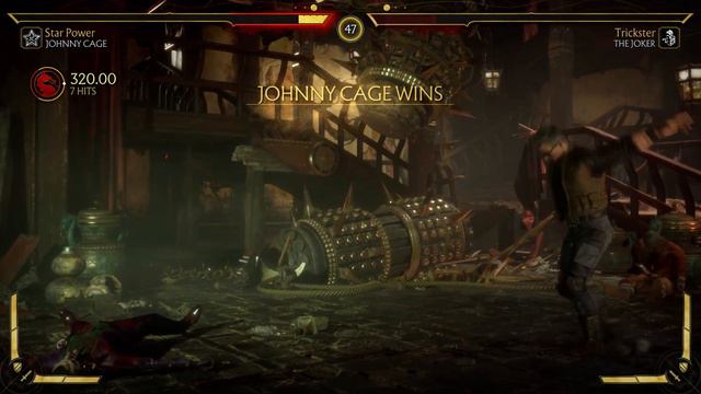 Mortal Kombat 11 : Johnny cage VS The joker ( stage fatality ) - PC Gameplay смотреть онлайн