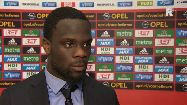 Elvis Manu na afloop van Feyenoord - Excelsior смотреть онлайн