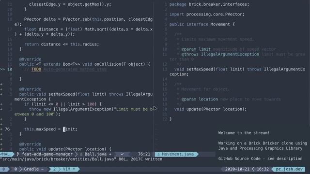 Creating a Game Manager Class - Brick Breaker Clone with Java & Processing смотреть онлайн