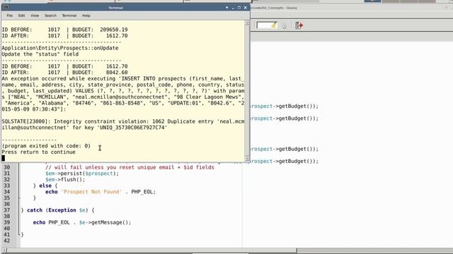 02 05 The Doctrine Entity Manager смотреть онлайн