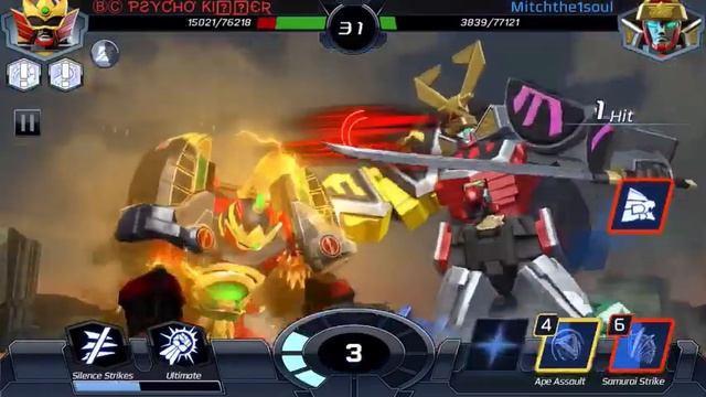 Power Rangers: Legacy Wars Game - Samurai Megazord Gameplay смотреть онлайн