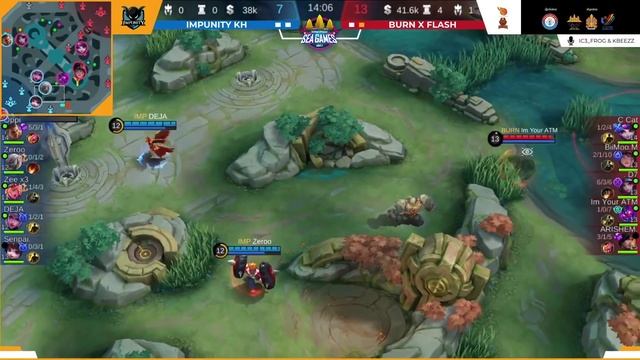 [GAME 2] IMPUNITY KH vs BURN x FLASH - Road to Seagame - MLBB - Semi FINAL смотреть онлайн
