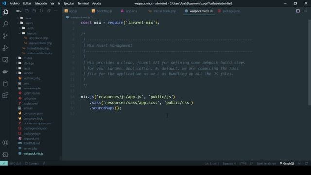 Integrate Laravel 8 with AdminLTE 3 and Font Awesome 5 | AdminLTE 3 con Laravel 8 y Font Awesome 5 смотреть онлайн