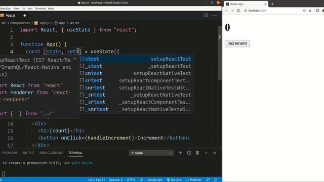 Objects with useState hook || React tutorial series смотреть онлайн