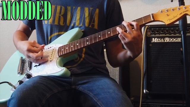 Fender Jag-Stang: Stock VS Modded {GUITAR TONE DEMO/SOUND TEST} NIRVANA RIFFS Kurt Cobain смотреть онлайн