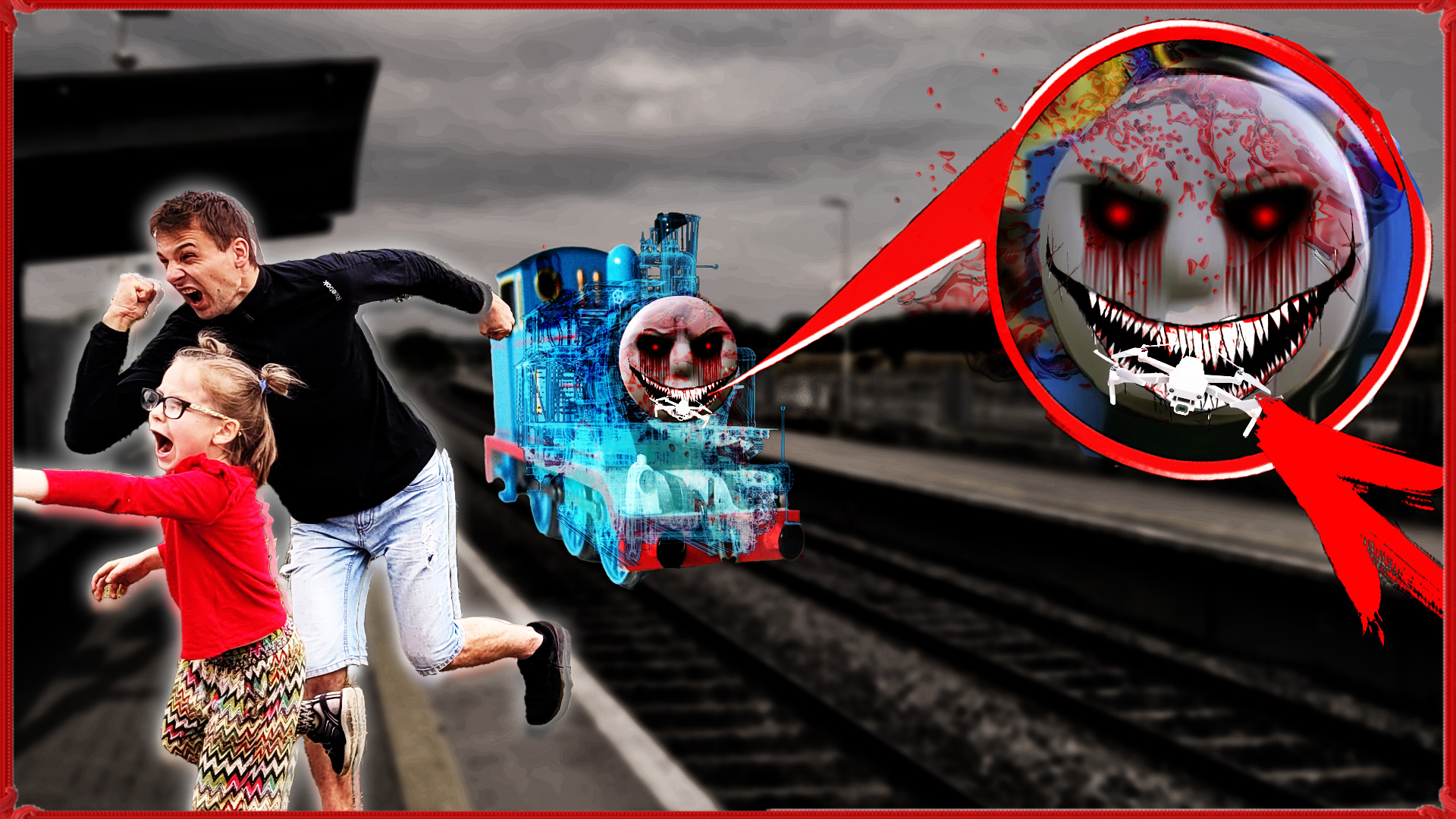 SCP Призрачный Паровозик ТОМАС СОЖРАЛ мой ДРОН ! Thomas.EXE смотреть онлайн