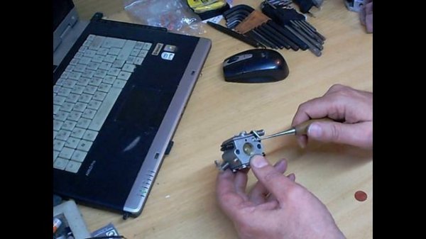 Ремонт Shtil 250 замена карбюратора на китайский