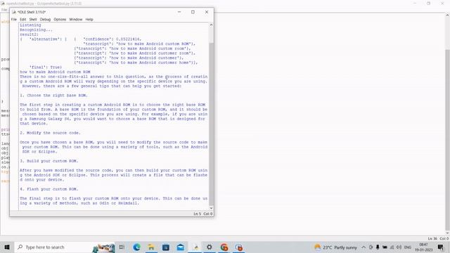 CHATGPT based voice recognition and voice output chatbot Using python (simple CHATBOT) смотреть онлайн