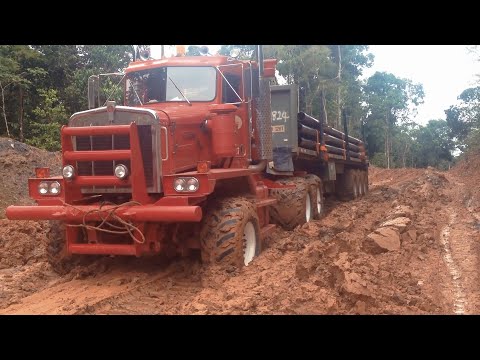Грузовой оффроуд!!! Такого бездорожья нет нигде!!! Сезон дождей в Бразилии!!