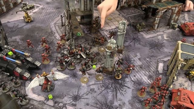 Dark Angels vs Blood Angels Warhammer Horus Heresy Battle Report смотреть онлайн