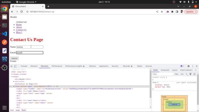 Form Get & Post , CSRF Token | Redirect Url | #8 | Django Tutorial in Hindi смотреть онлайн