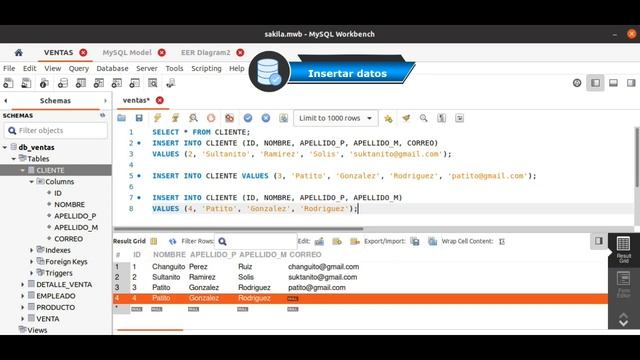 M07 Insert, Update, Delete en MySQL смотреть онлайн