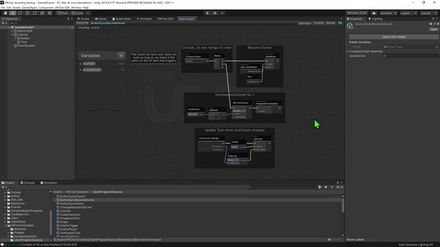 Managing Synced Variables Part 2/2 - Udon Example Script - Button Sync Become Owner смотреть онлайн
