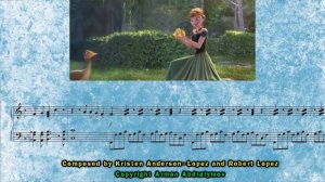FROZEN For the First Time in Forever Sheets / Холодное Сердце Ведь Впервые в Этот Вечер Ноты