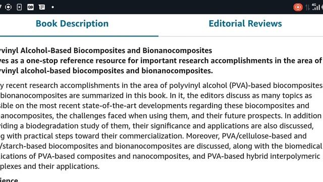 My new book on Polyvinyl Alcohol-Based Biocomposites and Bionanocomposites @visakh007 #books смотреть онлайн