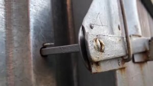 Защёлка для калитки по деревенски