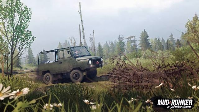 Новое DLC "Долина" Spintires: MudRunner. Новые грузовики и карта смотреть онлайн