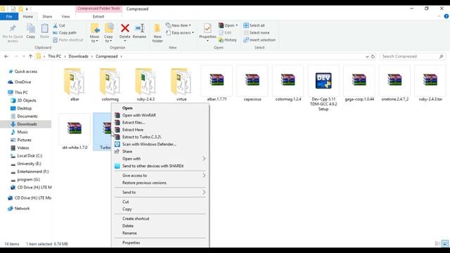How to download & install Turbo C in window 10,8,7. смотреть онлайн