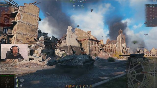 Вытягиваю бой на WZ-120-1 FT / РУИНБЕРГ / WOT / World of Tanks смотреть онлайн