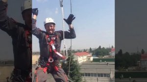 Испытания стропа с амортизатором с фактором рывка 1