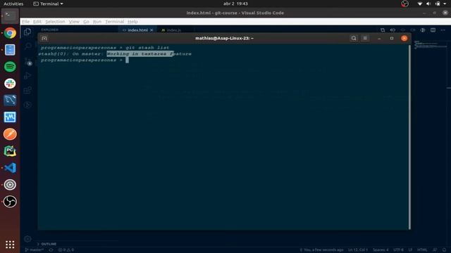 Curso de Git - Clase 4: El stash смотреть онлайн