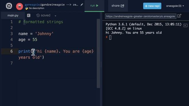 [Language skills Python] Formatted Strings [Tutorial] смотреть онлайн