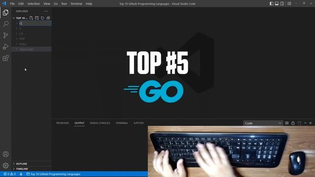 ASMR Programming - Coding a "Hello World" From Top 10 Github Ranking Languages - No Talking смотреть онлайн