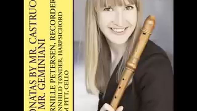 Pernille Petersen, recorder. Sonata by Pietro Castrucci смотреть онлайн