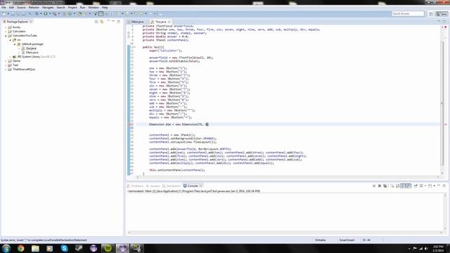 Java Tutorial: Basic GUI Calculator Part 1 смотреть онлайн