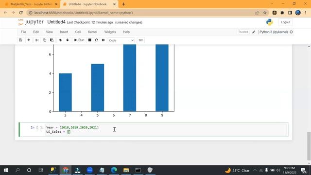 Python for Data Science || Matplotlib Scenarios || Multiple line on Y axis || Data Visualization смотреть онлайн
