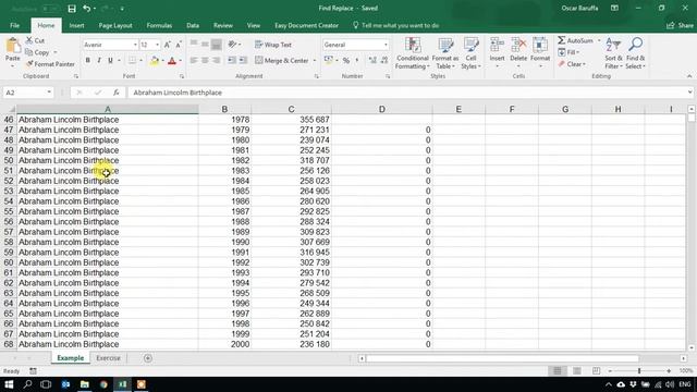 Excel - Find / Replace смотреть онлайн