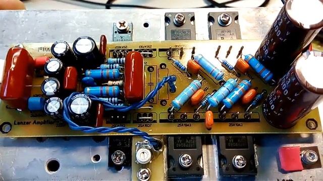 УМЗЧ Ланзар на мосфетах IRFP240+IRFP9240. Прослушивание. смотреть онлайн