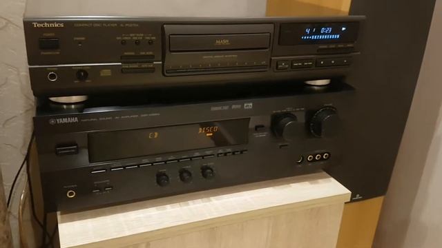 Yamaha DSP-A595a and Technics SL-PG570A смотреть онлайн