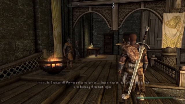 Proventus Avenicci Backing Off After Offending Hrongar | Skyrim смотреть онлайн