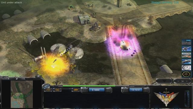 Contra Challenge: Air Force Vs. Toxin | Let's Play Command & Conquer: Generals - Contra 009 смотреть онлайн