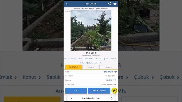 45 TANE BAHÇELİ MÜSTAKİL EV SONUNA KADAR İZLE!! 600 bin ₺ FIRSAT İLANI смотреть онлайн