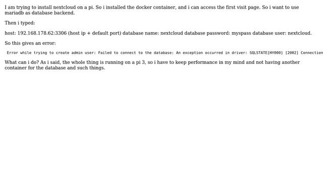 Unix & Linux: Connect to a mariadb running on host from docker смотреть онлайн