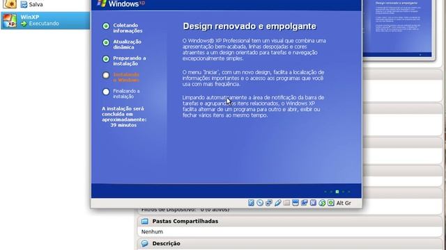 Instalação de uma Maquina Virtual Windows XP (VirtualBox) смотреть онлайн
