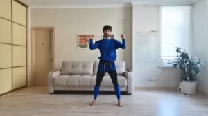 Веселая утренняя зарядка для детей №4. Утренняя гимнастика Красный и синий.