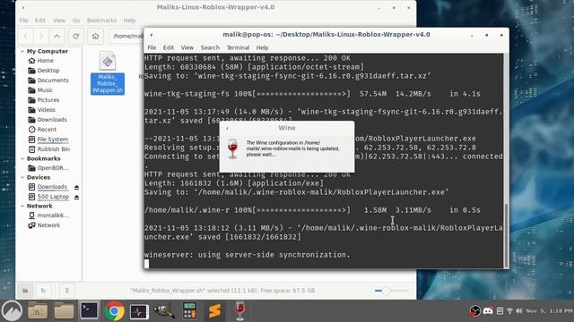 Roblox Linux Setup Nov 2021 смотреть онлайн