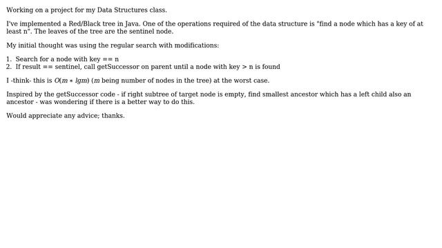 Computer Science: Find node with key of at least n in a binary search tree смотреть онлайн