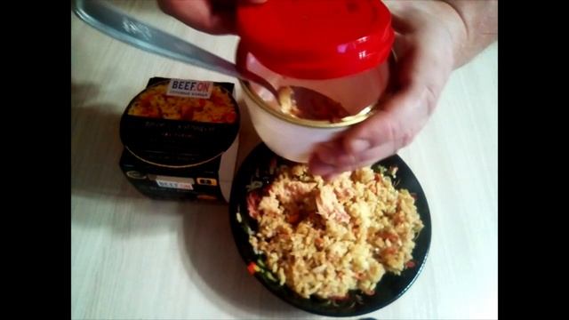 Плов от BEEF ON. Pilaf. 抓饭,. पुलाव
